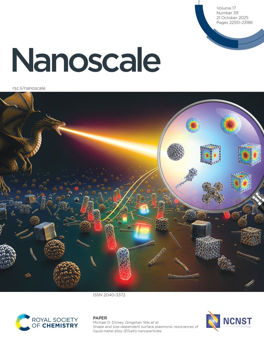 Nanoscale cover: liquid metal alloy nanoparticles